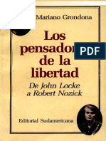Los Pensadores de La Libertad de John Locke A Robert Nozick