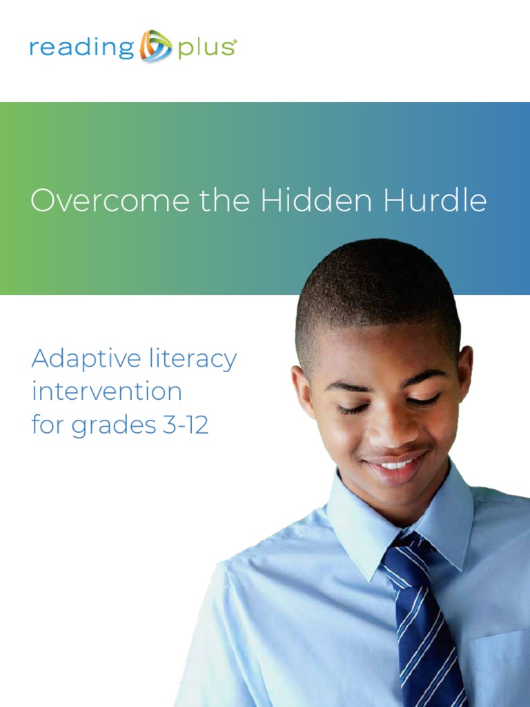Overcome the hidden hurdle adaptive literacy intervention for grades 3