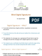 CLOSING KEYNOTE - Blind Digital Signatures - DR Manar Abu Talib and DR Qassim Nasir
