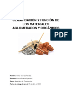 Materiales de construcción orgánicos y aglomerados