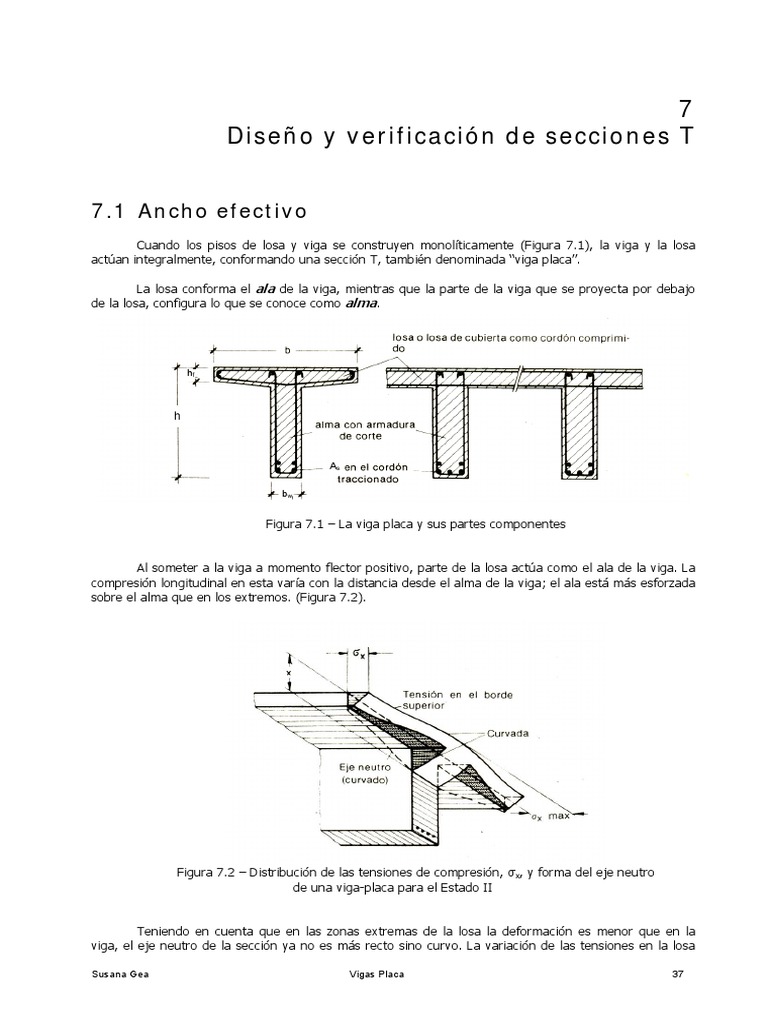 Cap 7 Vigas Placa | PDF | Viga (Estructura) | Doblar