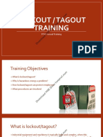 Lockout / Tagout Training