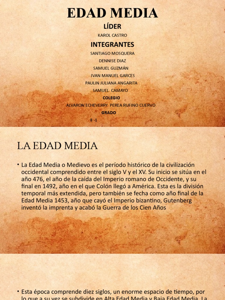 Historia Completa de la Edad Media | PDF | Edades medias | Feudalismo