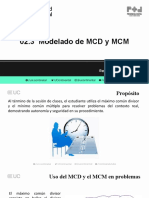 02.3 Modelado de MCD y MCM: Semana 2 - 3 Equipo de Docentes
