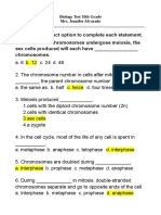 Biology Test 10th