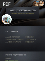 Hotel Booking System: - Presented by Group No. 06 Team Members