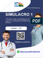 Simulacro 1 de Residencia Médica de Bolivia