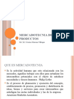 Mercadotecnia de Los Productos: M.C.H. Yéssica Moreno Villegas