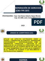 Técnica Y Preparación de Ejercicios (CBO-TPE-207)