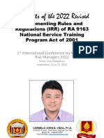 NSTP and Risk Managers International Conference 2022 Tarlac