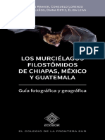 Losmurcilagosfilostmidosde Chiapas Mxicoy Guatemala