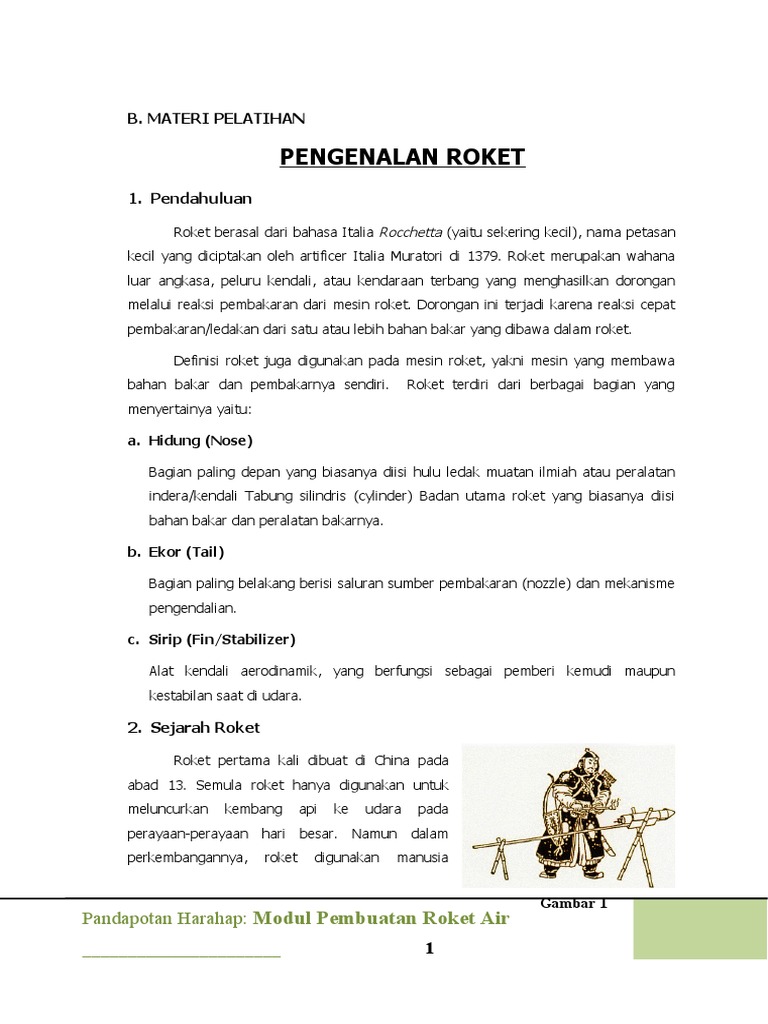 Dokumen - Tips - Modul Pembuatan Roket Air | PDF