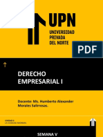 Derecho Empresarial I - Semana 05