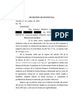 Decretero de Sentencias: Teoría y Práctica de La Integración Regional" Que Imparte La Cátedra Jean