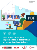 Guia para la implementación del teletrabajo en las instituciones públicas