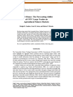 Smart Money: The Forecasting Ability of CFTC Large Traders in Agricultural Futures Markets