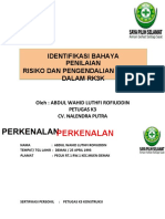 Identifikasi Bahaya Penilaian Risiko Dan Pengendalian (Ibprp) Dalam Rk3K