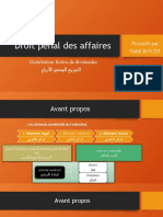 Droit Pénal Des Affaires: Présenté Par: Nabil BOUIH