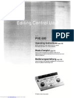 Sony PVE-500 Video Editor Manual