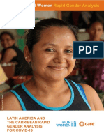 Latin America and The Caribean Rapid Gender Analysis UN Women/CARE 2020
