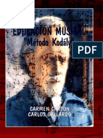 GALLARDO, Carlos - Educacion Musical Metodo Kodaly - ISBN 84-86097-33-9 (Calidad Normal)