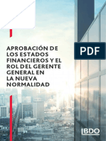 BDO Peru - Aprobacion de Los EEFF y El Rol Del GG