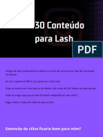 30 Ideias de Post para Lash