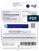 Factura electrónica de servicios hogar