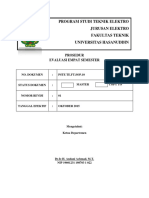 Program Studi Teknik Elektro Jurusan Elektro Fakultas Teknik Universitas Hasanuddin