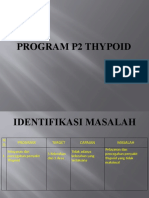 PROGRAM P2 THYPOID