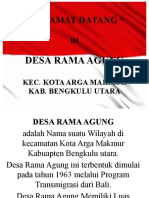 " Selamat Datang ": Desa Rama Agung