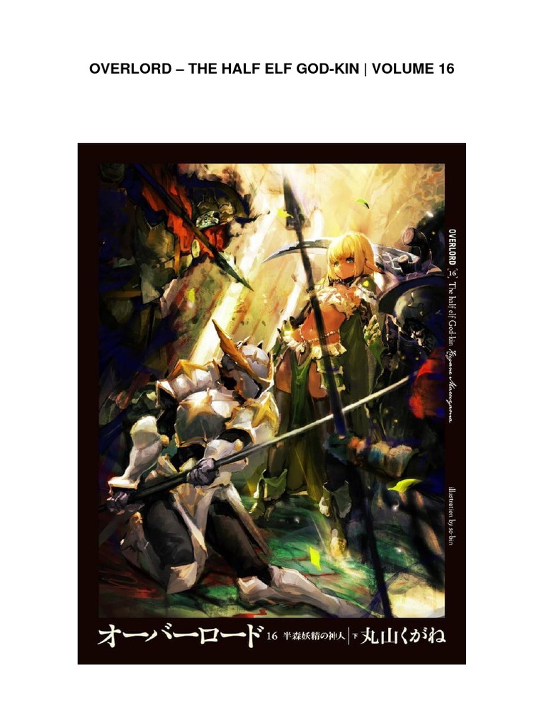 Overlord - The Half Elf God-Kin - Volume 16 | PDF | Knife