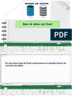 Base de Datos Sencilla Con Excel