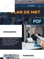 Plan de MKT: Actividad 1