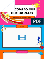 Welcome To Our Filipino Class: Ma'am Mariel Villanueva Ansay