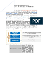 A Comissão de Valores Mobiliários: Entidade Supervisora Do Mercado de Capitais