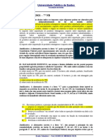 P2 - 1º SEM/2021 - 7º NB: Universidade Católica de Santos