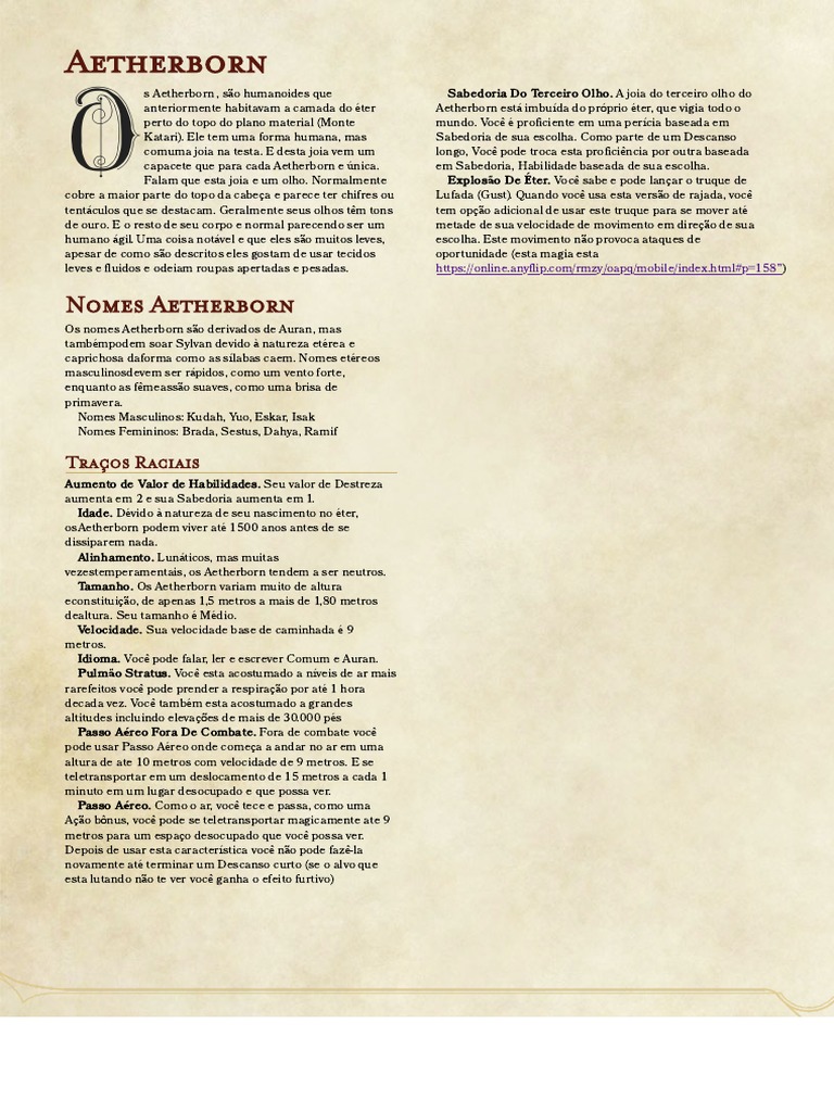Aetherborn | PDF
