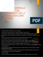 Breve Desarrollo Histórico Del Surgimiento de La Sociología Como Ciencia