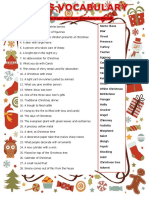 Christmas Vocabulary and Traditions b2 Level Reading Comprehension Exercises Wordsearches - 131469