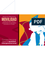 Informe de Observancia: Movilidad Humana de Niños, Niñas y Adolescentes de Nacionalidad Venezolana en Ecuador