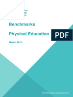 Benchmarks Physical Education: March 2017