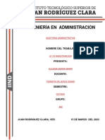 Ingeniería en Administracion: Nombre Del Trabajo