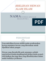 Penyembelihan Hewan Dalam Islam::M Ismail Abdullah Kelas:9Putra 1