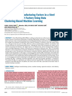 Prediction For Manufacturing Factors in A Steel Plate Rolling Smart Factory Using Data Clustering-Based Machine Learning