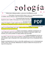 Relaciones Interpersonales y Procesos de Influencia Social