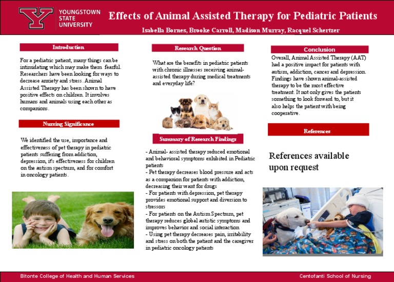 Pet Therapy Poster | PDF | Causes Of Death | Mental Health