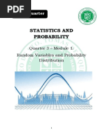 STATISTICS AND PROBABILITY (Week 1&2)