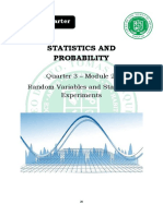 STATISTICS AND PROBABILITY (Week 3&4)