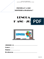 4-122 - Lengua - Cuadernillo 1° Año - 2023